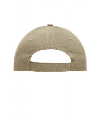 Unisex 5 Panel Cap Heavy Cotton Beige 7643