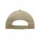 Unisex 5 Panel Cap Heavy Cotton Beige 7643