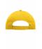 Unisex 5 Panel Cap Heavy Cotton Gold-yellow 7643