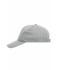 Unisex 5 Panel Cap Heavy Cotton Light-grey 7643