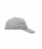 Unisex 5 Panel Cap Heavy Cotton Light-grey 7643