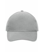 Unisex 5 Panel Cap Heavy Cotton Light-grey 7643