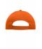 Unisex 5 Panel Cap Heavy Cotton Orange 7643