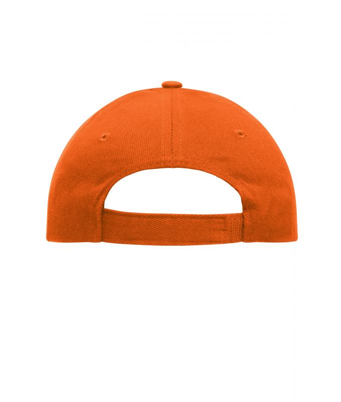 Unisex 5 Panel Cap Heavy Cotton Orange 7643