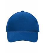 Unisex 5 Panel Cap Heavy Cotton Royal 7643