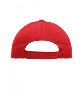 Unisex 5 Panel Cap Heavy Cotton Red 7643