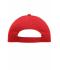 Unisex 5 Panel Cap Heavy Cotton Red 7643