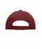 Unisex 5 Panel Cap Heavy Cotton Burgundy 7643