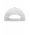 Unisex 5 Panel Cap Heavy Cotton White 7643