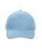Unisex 5 Panel Cap Heavy Cotton Lichtblauw 7643