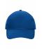 Unisexe Casquette 5 panneaux coton lourd Royal 7643