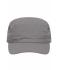 Unisexe Casquette militaire Gris-foncé 7645