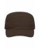 Unisexe Casquette militaire Marron-foncé 7645