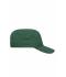 Unisexe Casquette militaire Vert-foncé 7645