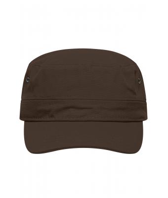 Unisex Military Cap Dark-brown 7645