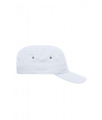 Unisex Military Cap White 7645