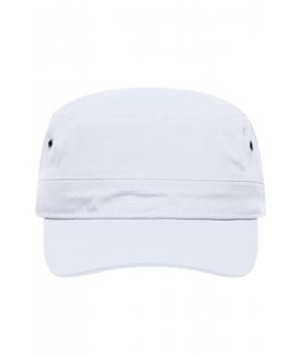 Unisex Military Cap White 7645