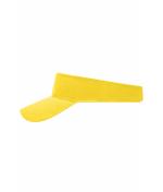 Unisexe Visière en coton twill Jaune 7646