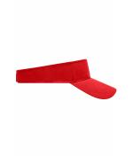 Unisexe Visière en coton twill Rouge 7646