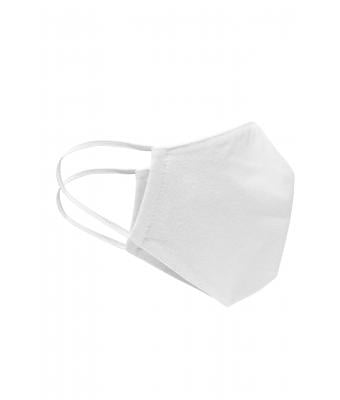 Unisex Face-Mask Folded (5 Stk.) White 10407