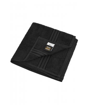 Unisexe Serviette de toilette Noir 7663