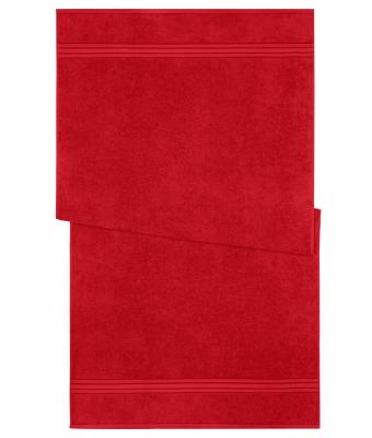 Unisexe Serviette de bain Rouge 7664