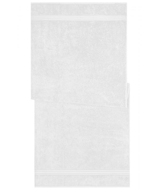 Unisexe Drap de sauna Blanc 7665