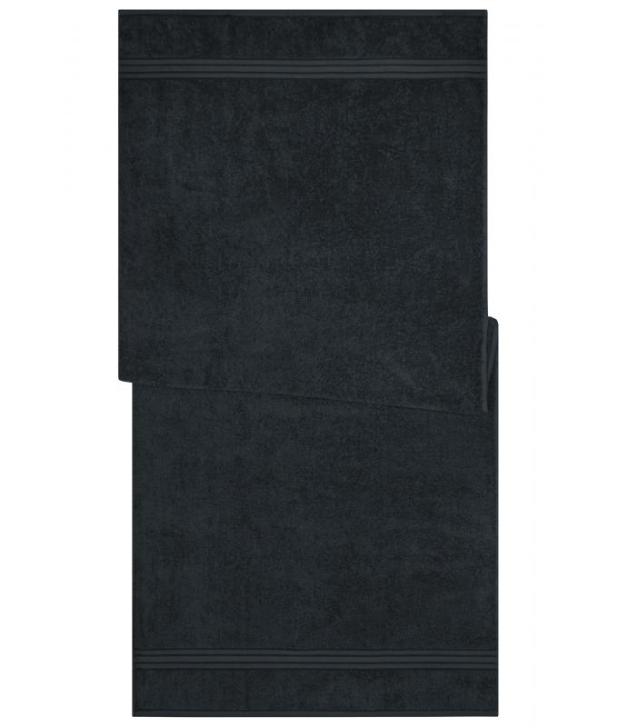 Unisexe Drap de sauna Noir 7665