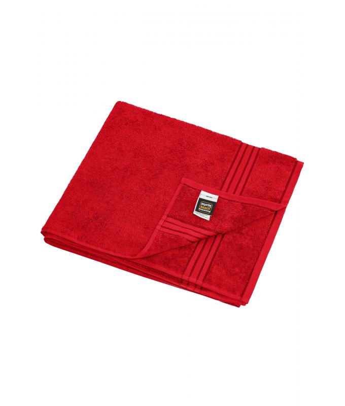 Unisexe Drap de sauna Rouge 7665