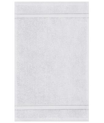 Unisexe Serviette d'invité Blanc 8227