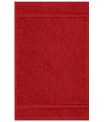 Unisexe Serviette d'invité Rouge-orient 8227