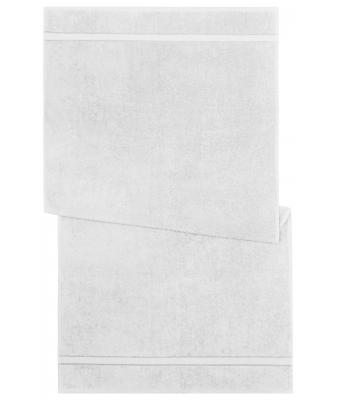 Unisexe Serviette de bain Blanc 8229