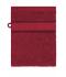 Unisexe Gant de toilette Rouge-orient 8671