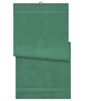 Unisexe Drap de bain Vert-foncé 8676