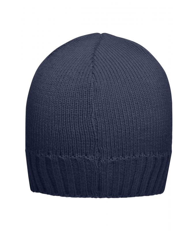 Unisex Rib-Beanie Navy 7675
