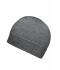 Unisex Rib-Beanie Dark-grey-melange 7675