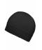 Unisex Rib-Beanie Zwart 7675