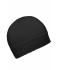 Unisex Rib-Beanie Zwart 7675