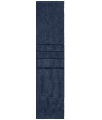 Unisex Knitted Scarf Navy 7676