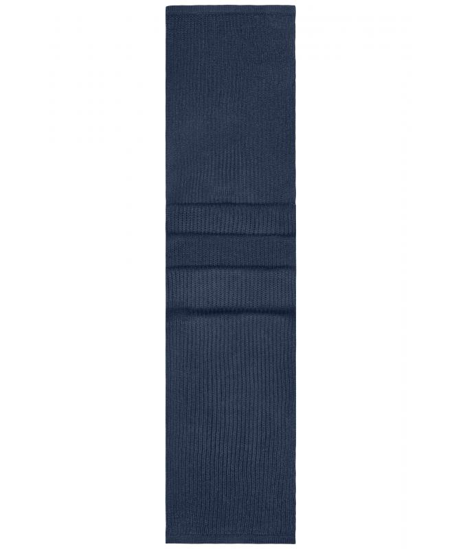 Unisex Knitted Scarf Navy 7676