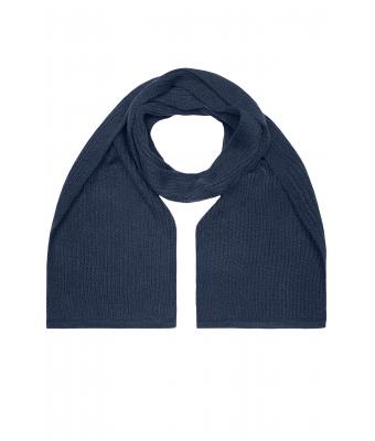 Unisex Knitted Scarf Navy 7676