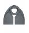 Unisex Knitted Scarf Dark-grey-melange 7676