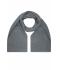 Unisex Knitted Scarf Donkergrijs-melange 7676