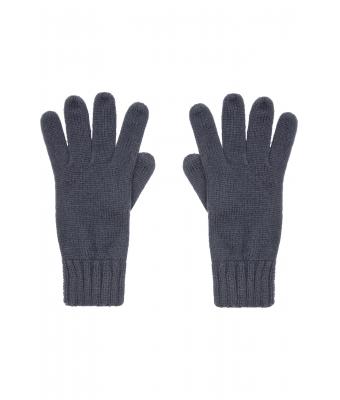 Unisexe Gants tricotés avec rebord Marine 7677