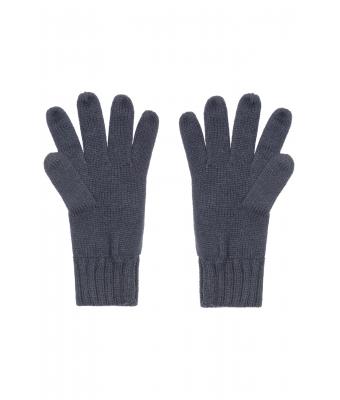 Unisexe Gants tricotés avec rebord Marine 7677