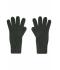 Unisex Knitted Gloves Black 7677