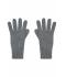 Unisex Knitted Gloves Donkergrijs-melange 7677