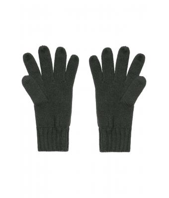 Unisex Knitted Gloves Zwart 7677