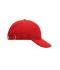 Unisexe Casquette «décalée» 6 panneaux Rouge 7687