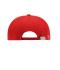 Unisexe Casquette «décalée» 6 panneaux Rouge 7687